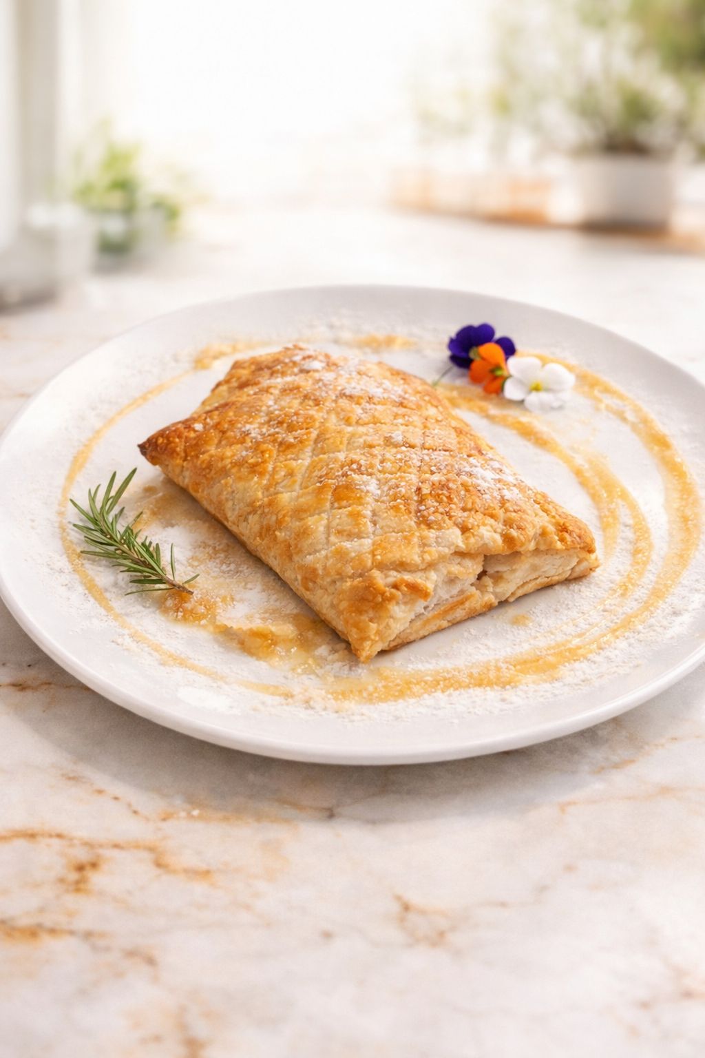 Postre de la casa en El Rosetón